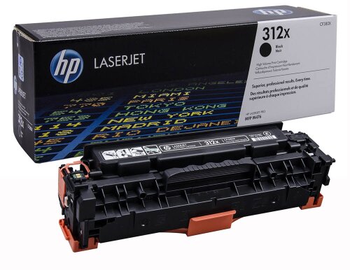 Заправка лазерного цветного картриджа HP CF380X 312X Bk * Заправка лазерного цветного картриджа HP CF380X 312X Bk *