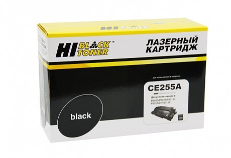 Картридж Hi-Black (HB-CE255A) для HP LJ P3015, 6K Картридж Hi-Black (HB-CE255A) для HP LJ P3015, 6K