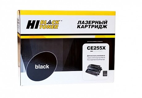 Картридж Hi-Black (HB-CE255X) для HP LJ P3015, 12,5K Картридж Hi-Black (HB-CE255X) для HP LJ P3015, 12,5K