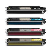 Заправка лазерного цветного картриджа HP CE310A 126A Bk *