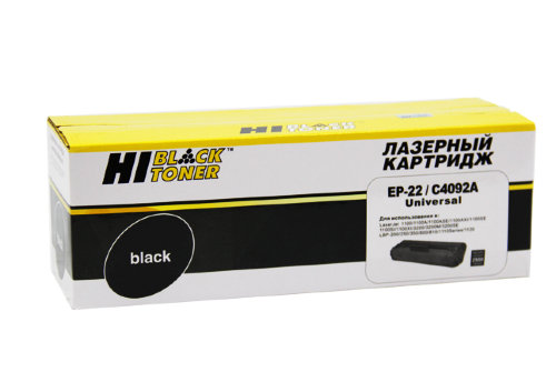 Картридж Hi-Black (HB-C4092A/EP-22) для HP LJ 1100/3200/Canon LBP 800/810/1110/1120, 2,5K Картридж Hi-Black (HB-C4092A/EP-22) для HP LJ 1100/3200/Canon LBP 800/810/1110/1120, 2,5K